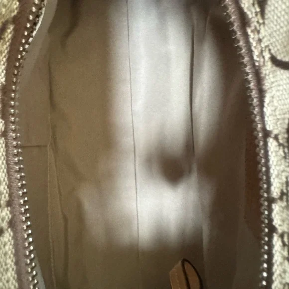 Coach Tan and Brown Signature Satchel - Picture 6 of 8